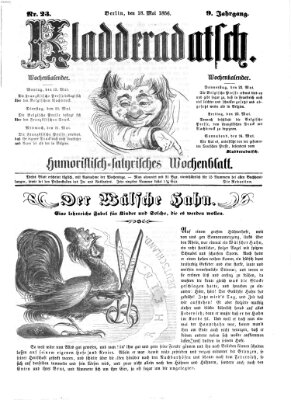 Kladderadatsch Sonntag 18. Mai 1856