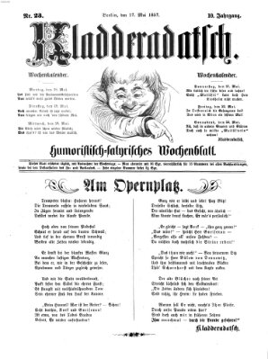 Kladderadatsch Sonntag 17. Mai 1857