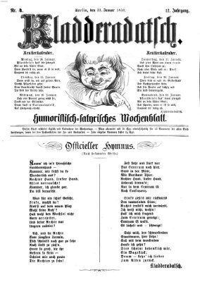 Kladderadatsch Sonntag 23. Januar 1859