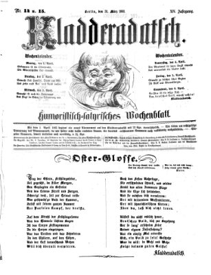 Kladderadatsch Sonntag 31. März 1861