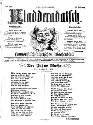 Kladderadatsch Sonntag 21. April 1861