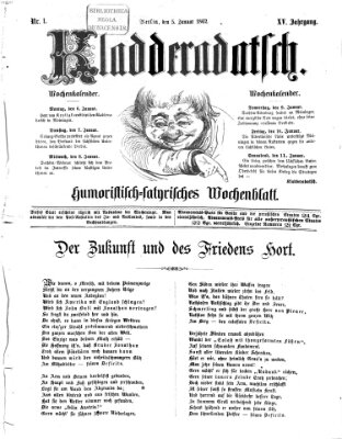 Kladderadatsch Sonntag 5. Januar 1862