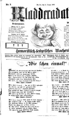 Kladderadatsch Sonntag 11. Januar 1863