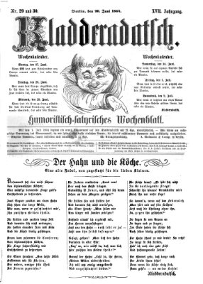 Kladderadatsch Sonntag 26. Juni 1864