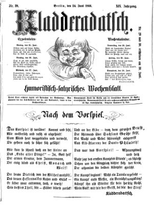 Kladderadatsch Sonntag 24. Juni 1866