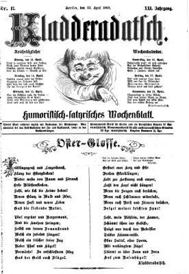 Kladderadatsch Sonntag 12. April 1868