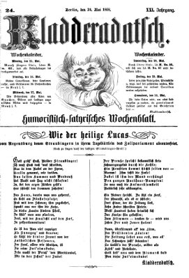 Kladderadatsch Sonntag 24. Mai 1868