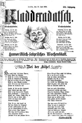 Kladderadatsch Sonntag 19. Juli 1868