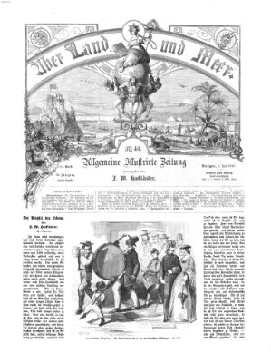 Über Land und Meer Montag 1. Juli 1861