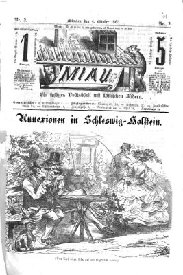 Miau Mittwoch 4. Oktober 1865