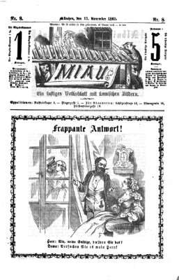 Miau Mittwoch 15. November 1865