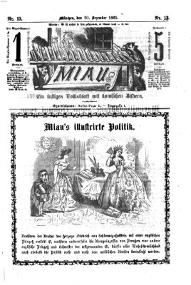 Miau Mittwoch 20. Dezember 1865