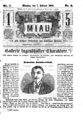 Miau Mittwoch 7. Februar 1866