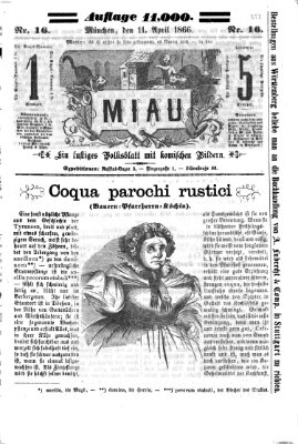 Miau Mittwoch 11. April 1866