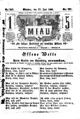 Miau Mittwoch 27. Juni 1866