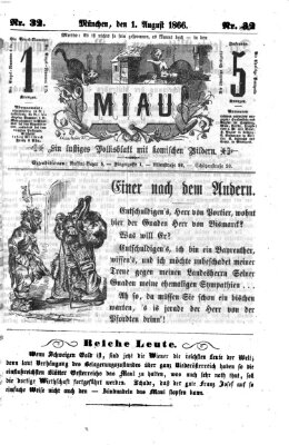 Miau Mittwoch 1. August 1866