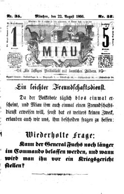 Miau Mittwoch 22. August 1866