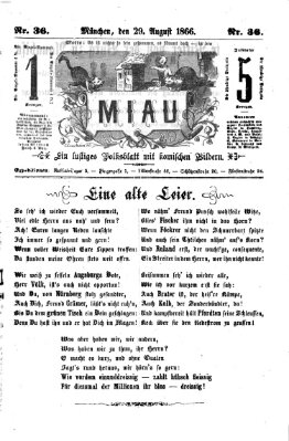 Miau Mittwoch 29. August 1866