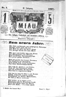 Miau Mittwoch 2. Januar 1867