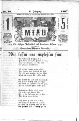 Miau Mittwoch 6. März 1867