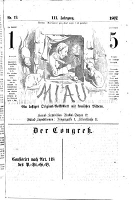 Miau Mittwoch 8. Mai 1867