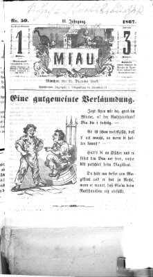 Miau Mittwoch 11. Dezember 1867