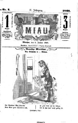 Miau Mittwoch 8. Januar 1868