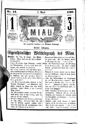 Miau Mittwoch 8. April 1868