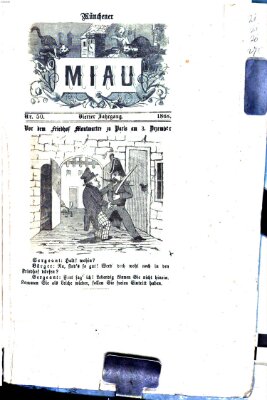 Miau Donnerstag 10. Dezember 1868