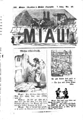 Miau Donnerstag 29. April 1869