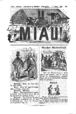 Miau Donnerstag 6. Mai 1869