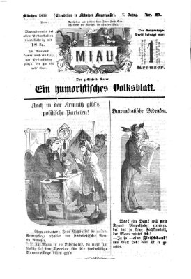 Miau Donnerstag 24. Juni 1869