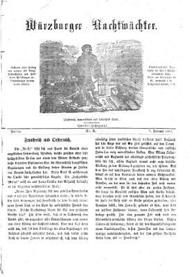 Würzburger Nachtwächter Freitag 7. Februar 1862