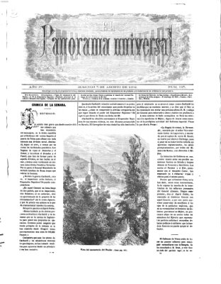 El panorama universal Sonntag 3. August 1862