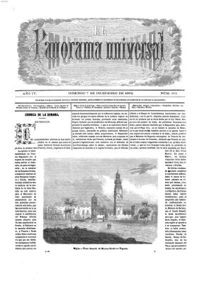 El panorama universal Sonntag 7. Dezember 1862