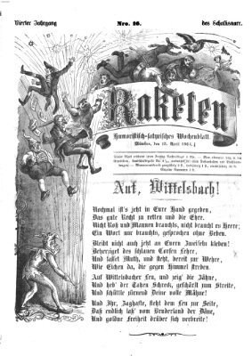 Raketen (Schalks-Narr) Freitag 15. April 1864