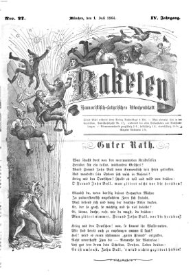 Raketen (Schalks-Narr) Freitag 1. Juli 1864