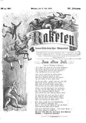 Raketen (Schalks-Narr) Freitag 8. Juli 1864