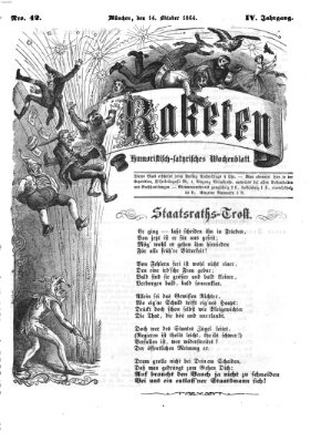 Raketen (Schalks-Narr) Freitag 14. Oktober 1864