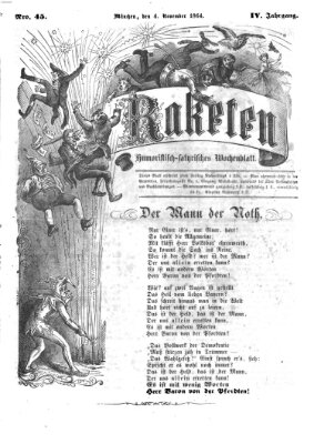 Raketen (Schalks-Narr) Freitag 4. November 1864