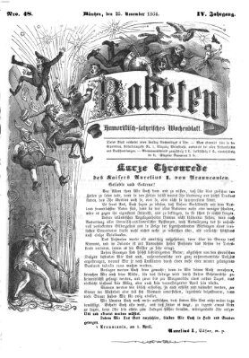 Raketen (Schalks-Narr) Freitag 25. November 1864