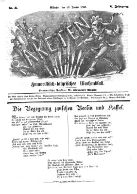 Raketen (Schalks-Narr) Freitag 13. Januar 1865