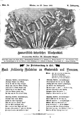 Raketen (Schalks-Narr) Freitag 27. Januar 1865