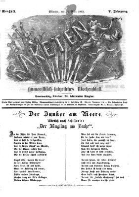 Raketen (Schalks-Narr) Freitag 24. März 1865