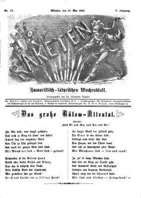 Raketen (Schalks-Narr) Samstag 20. Mai 1865