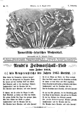 Raketen (Schalks-Narr) Samstag 5. August 1865