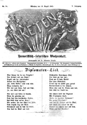 Raketen (Schalks-Narr) Samstag 19. August 1865