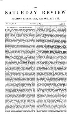 Saturday review Samstag 5. November 1859