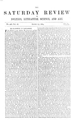 Saturday review Samstag 15. Oktober 1864