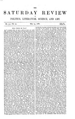 Saturday review Samstag 19. Mai 1866